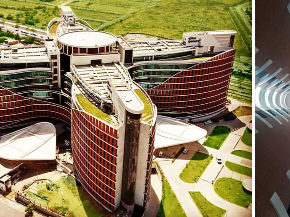 Police headquarters in Lucknow, India